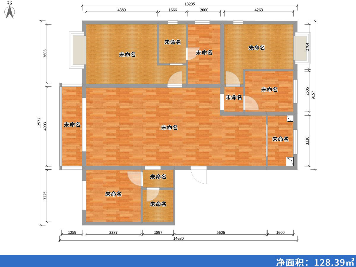 印象草原180㎡戶(hù)型圖