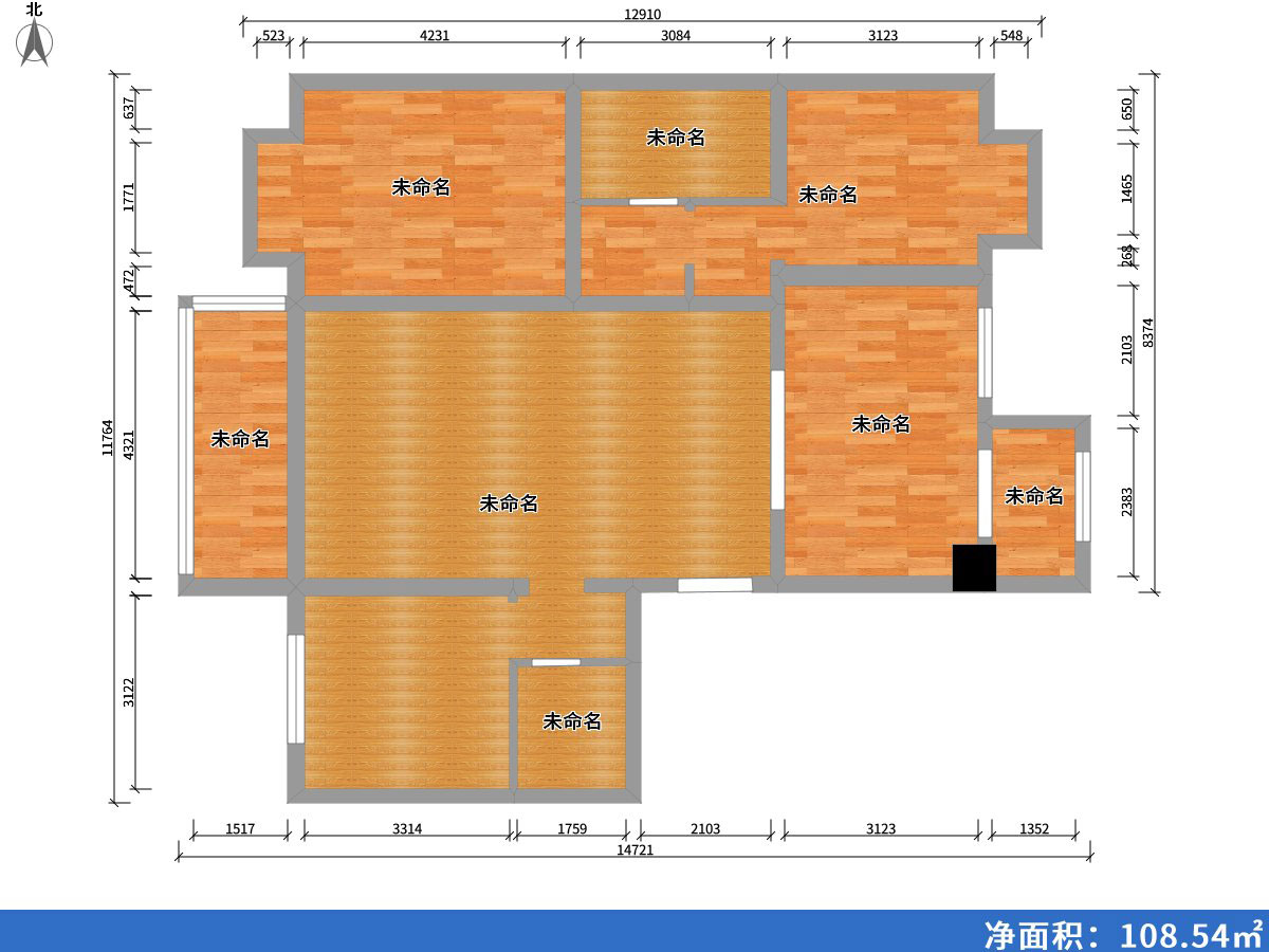 印象草原136㎡戶(hù)型圖