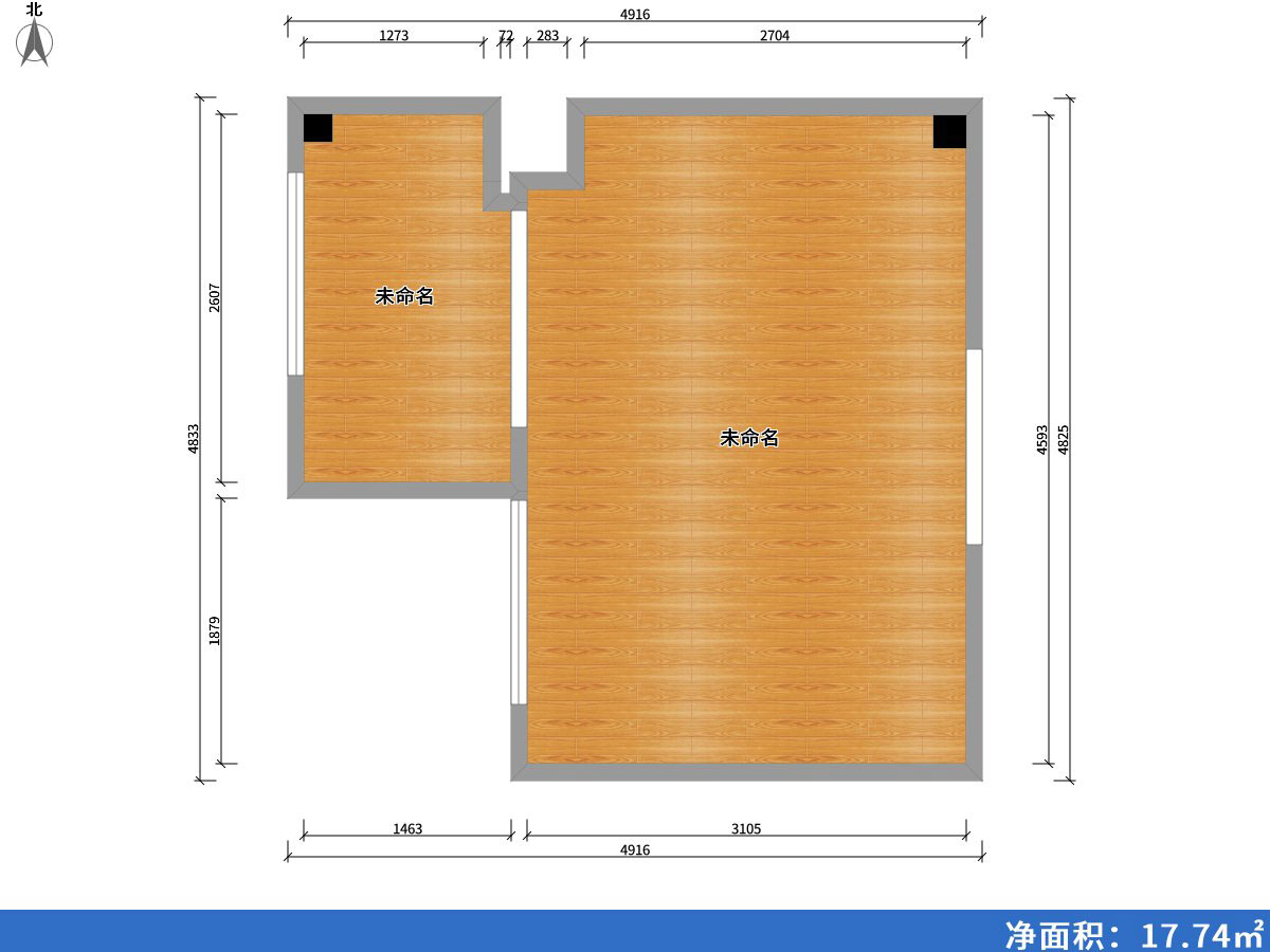 印象草原154㎡戶(hù)型圖