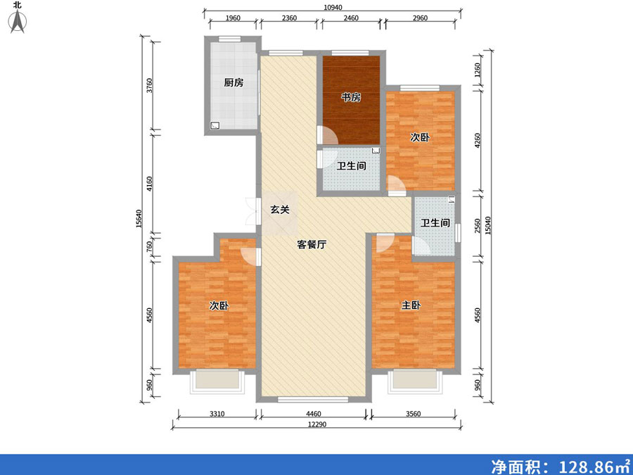 富悅灣4室2廳2衛1廚172